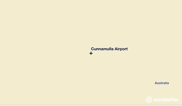 Cunnamulla Airport location on a map