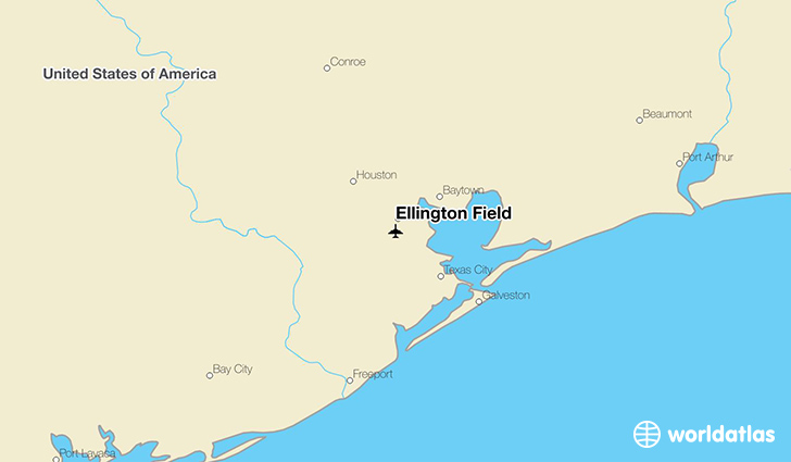 Ellington Field location on a map