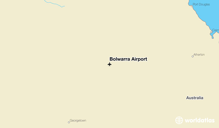 Bolwarra Airport location on a map