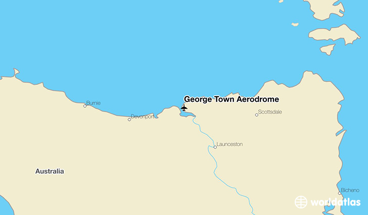 George Town Aerodrome location on a map