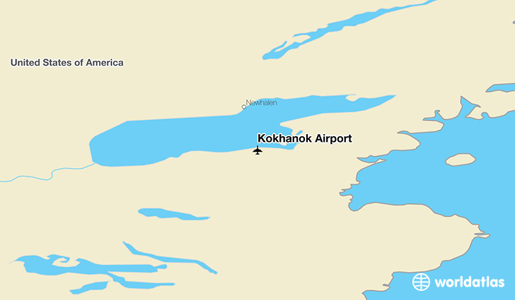Kokhanok Airport location on a map