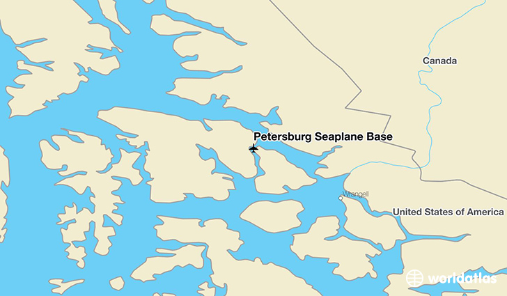 Petersburg Seaplane Base location on a map