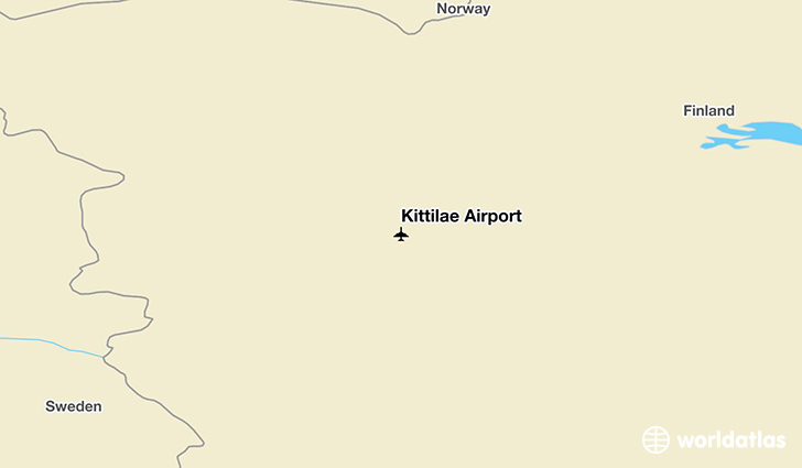 Kittilä Airport location on a map