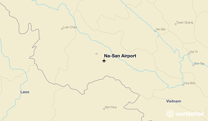 Na-San Airport location on a map