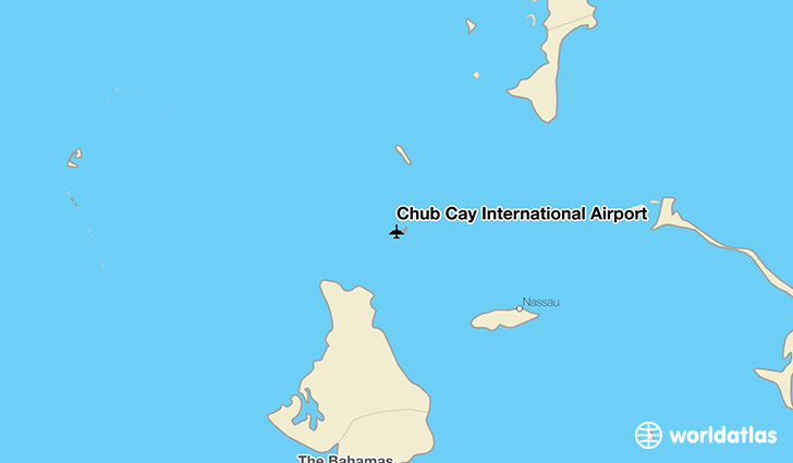 Chub Cay International Airport location on a map