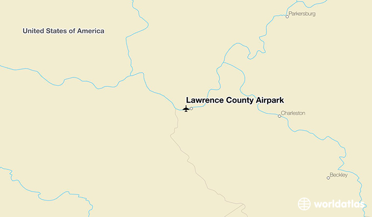Lawrence County Airpark location on a map