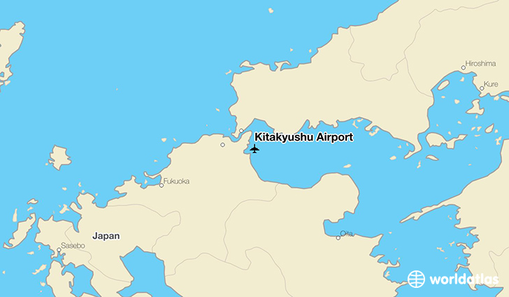 Kitakyushu Airport location on a map
