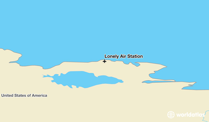 Lonely Air Station location on a map