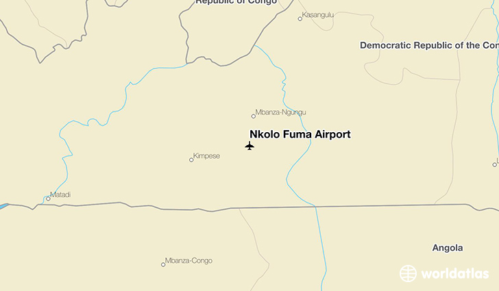 Nkolo Fuma Airport location on a map