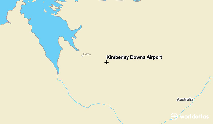 Kimberley Downs Airport location on a map
