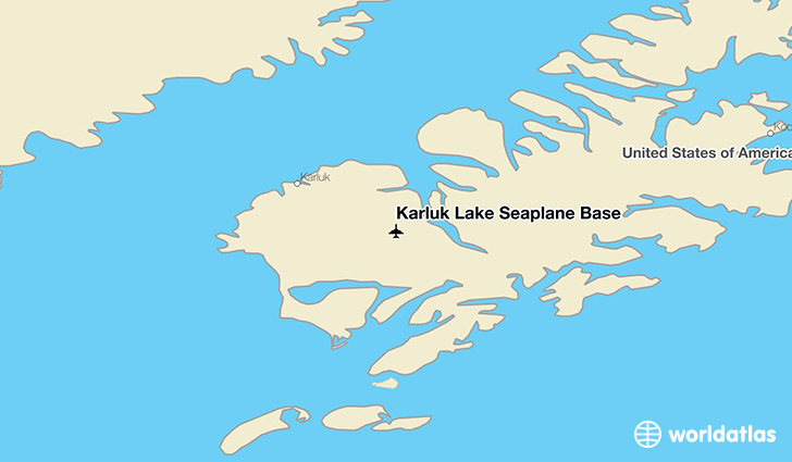Karluk Lake Seaplane Base location on a map