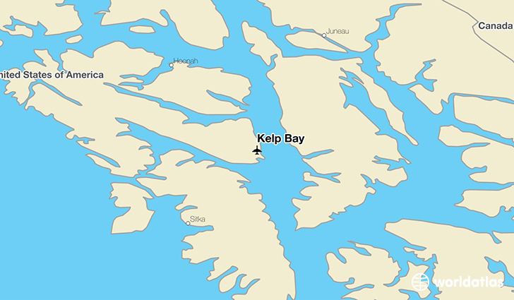 Kelp Bay location on a map