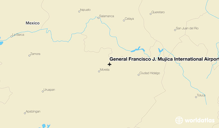 General Francisco J. Mujica International Airport location on a map