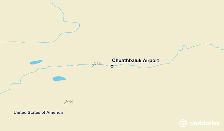 Chuathbaluk Airport location on a map