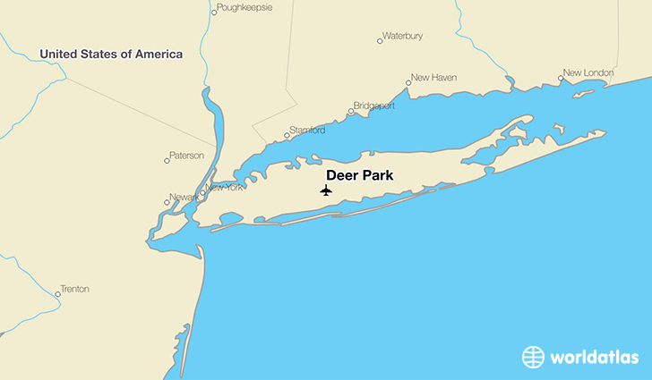 Deer Park location on a map