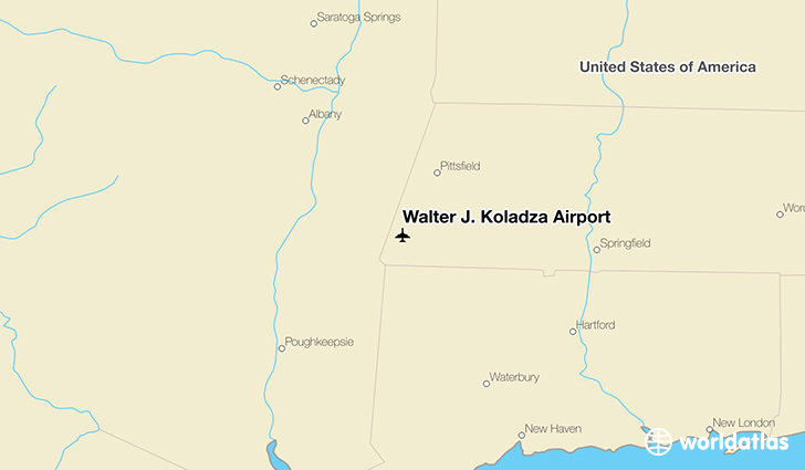 Walter J. Koladza Airport location on a map