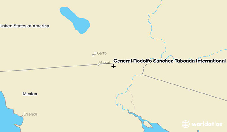 General Rodolfo Sánchez Taboada International Airport location on a map