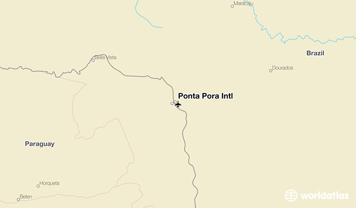 Ponta Pora Intl location on a map
