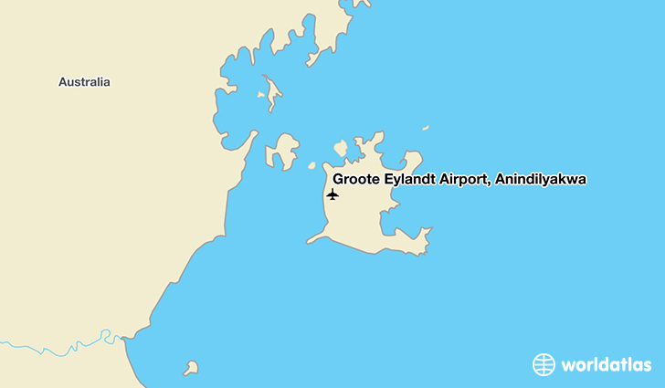 Groote Eylandt Airport, Anindilyakwa location on a map