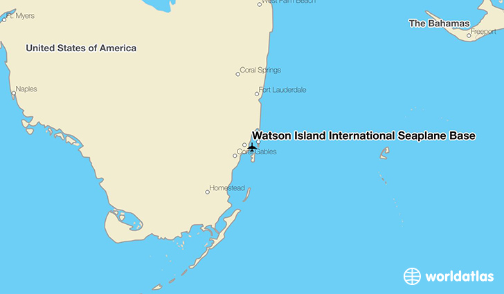 Watson Island International Seaplane Base location on a map