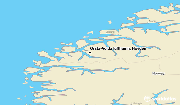 Ørsta-Volda lufthamn, Hovden location on a map