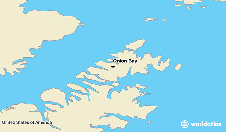 Onion Bay location on a map