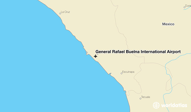 General Rafael Buelna International Airport location on a map