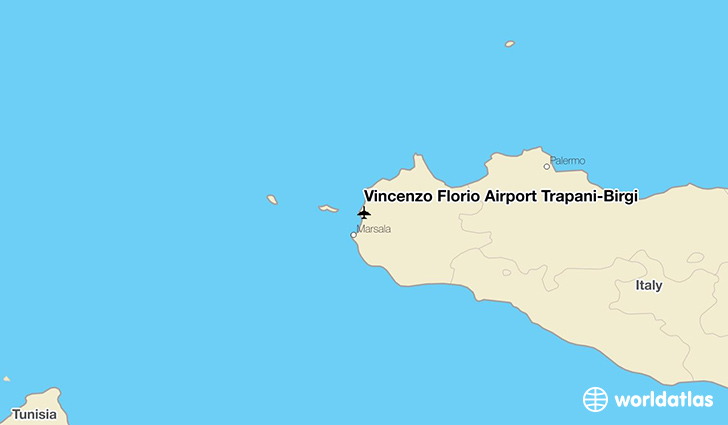 Vincenzo Florio Airport Trapani-Birgi location on a map