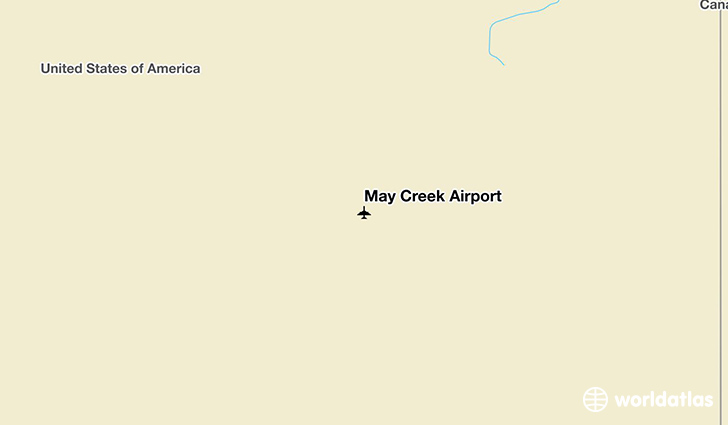 May Creek Airport location on a map