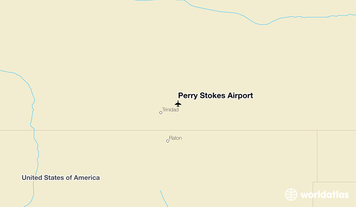 Perry Stokes Airport location on a map