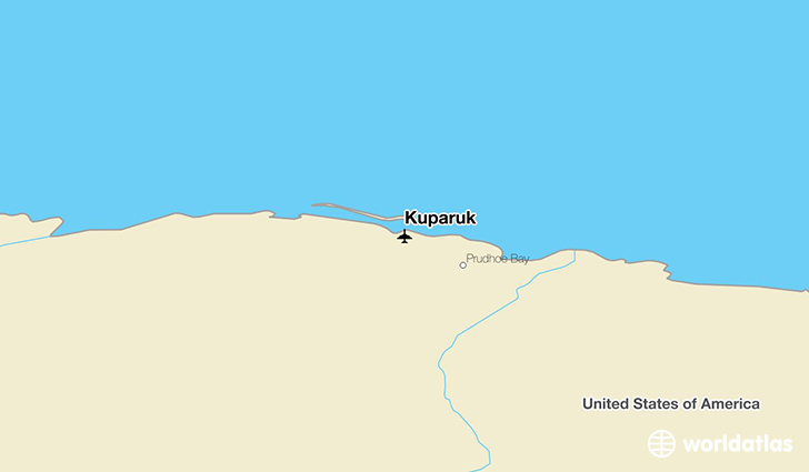Kuparuk location on a map