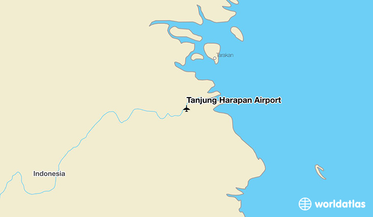 Tanjung Harapan Airport (TJS) - WorldAtlas