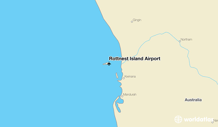 Rottnest Island Airport location on a map