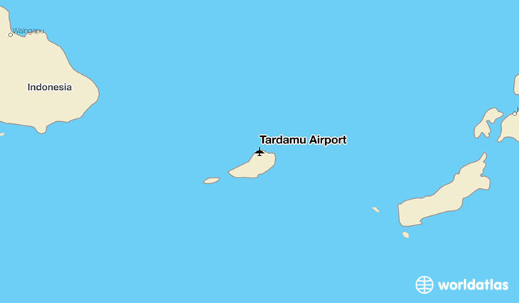 Tardamu Airport location on a map