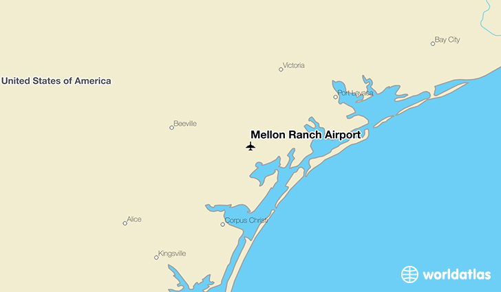 Mellon Ranch Airport location on a map