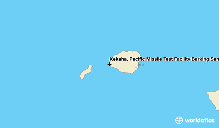 Kekaha, Pacific Missile Test Facility Barking Sands location on a map