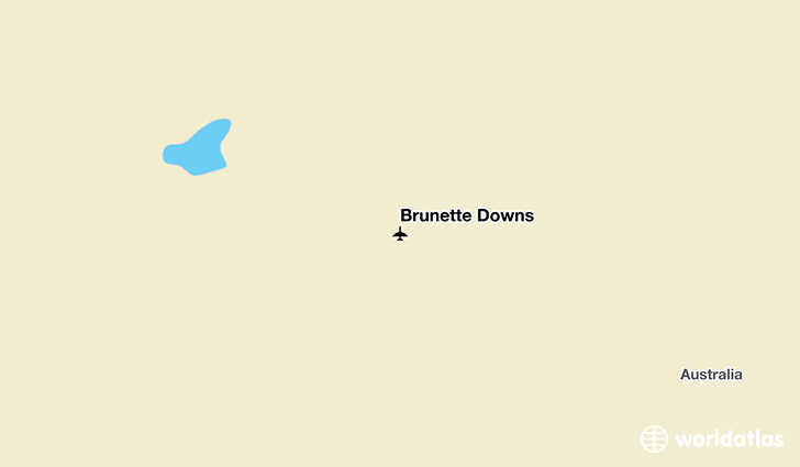 Brunette Downs location on a map