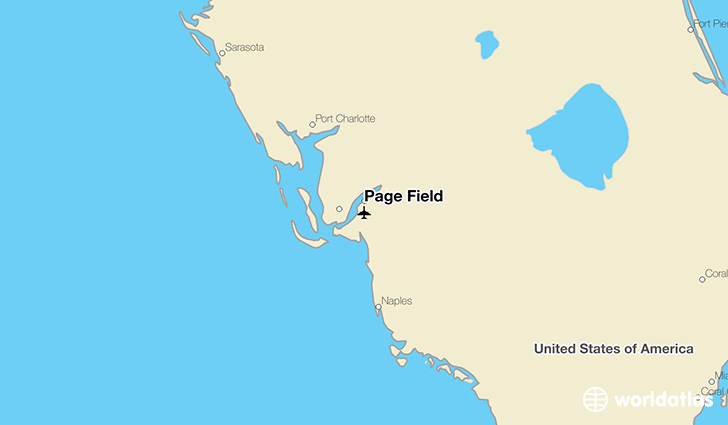 Page Field location on a map