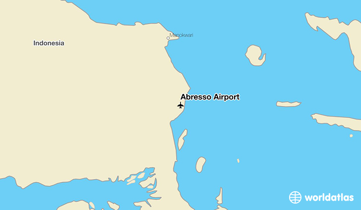 Abresso Airport location on a map
