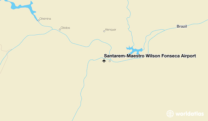 Santarém-Maestro Wilson Fonseca Airport location on a map