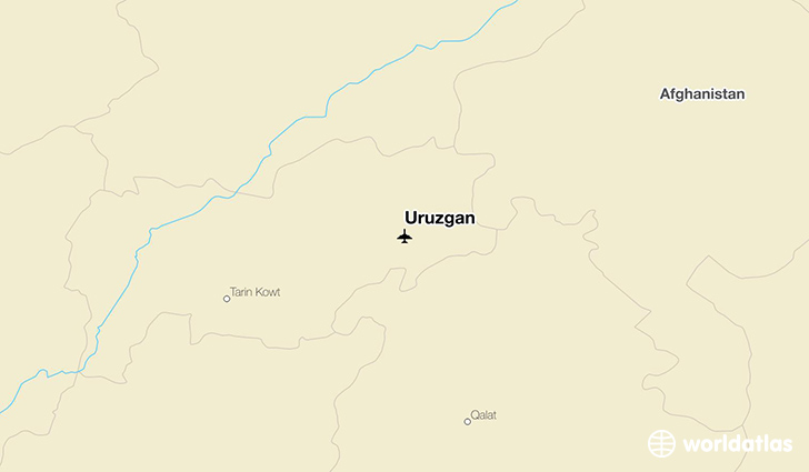Uruzgan location on a map