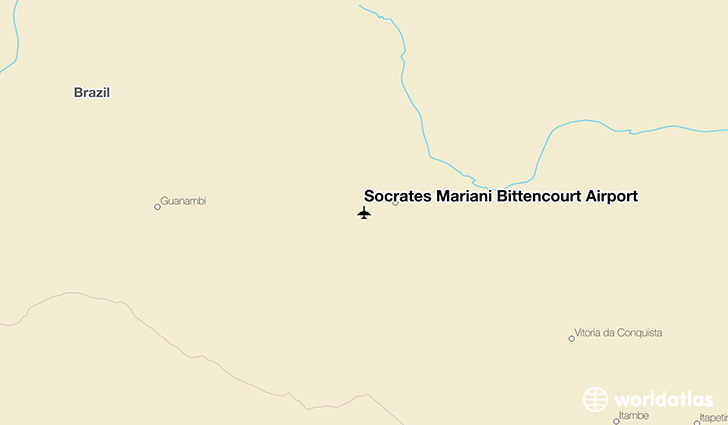 Sócrates Mariani Bittencourt Airport location on a map