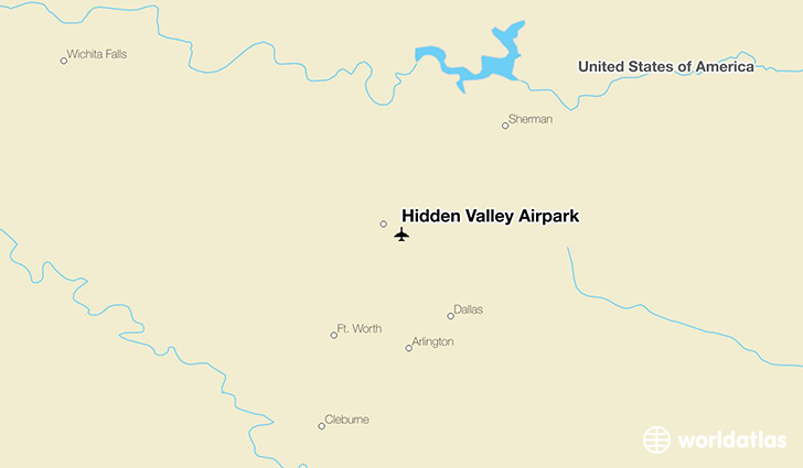 Hidden Valley Airpark location on a map