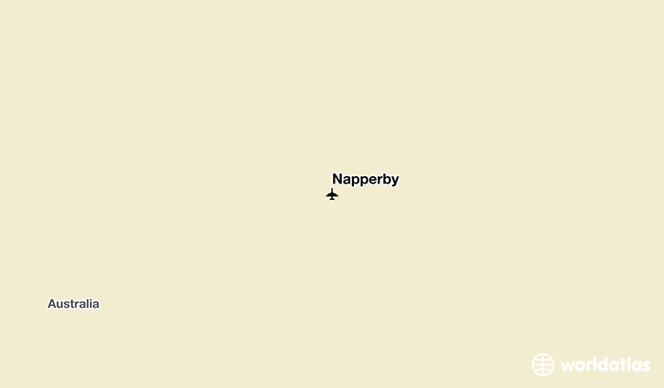 Napperby location on a map