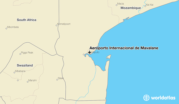 Aeroporto Internacional de Mavalane location on a map