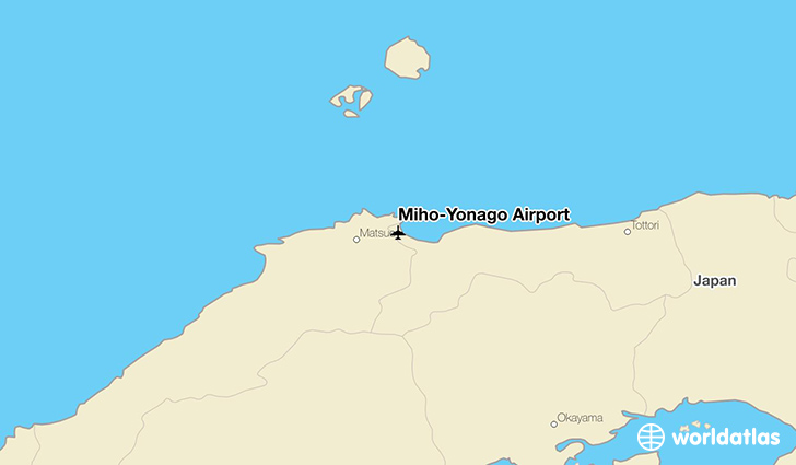 Miho-Yonago Airport location on a map