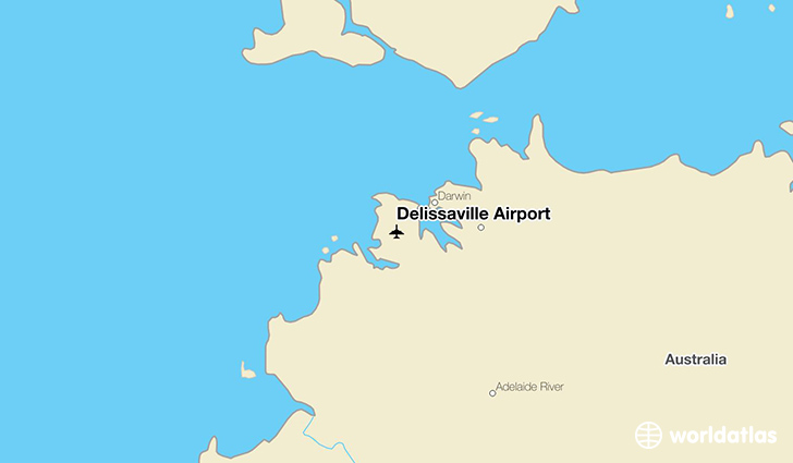 Delissaville Airport location on a map