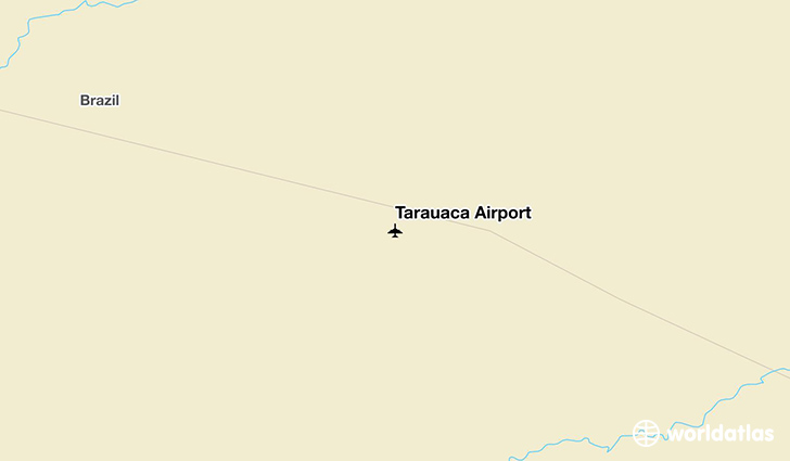 Tarauacá Airport location on a map