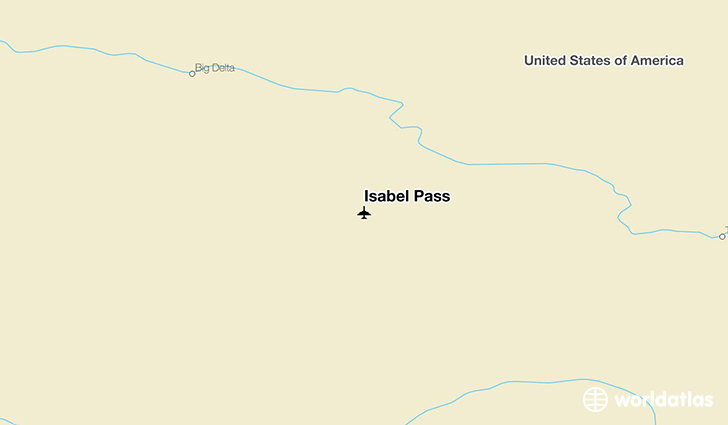 Isabel Pass location on a map