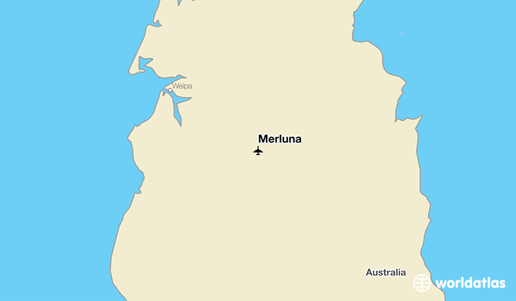 Merluna location on a map